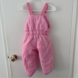 Brambilla Snow Bib Pants Snowsuit Winter Ski Pink Kids Youth Girl Size 4